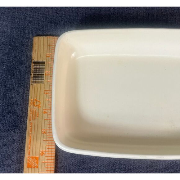 Vintage Haeger Pottery USA Shallow Planter Dish Bone White - Picture 9 of 9